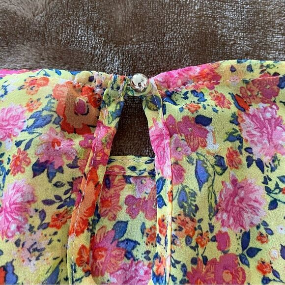 D-Signed Disney Floral Kids Summer Dress Size M - Picture 8 of 10